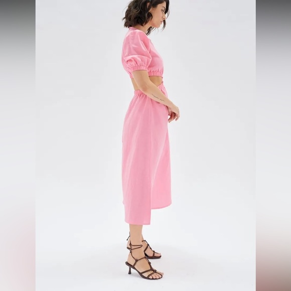 MINKPINK Pink Cut Out Maxi Dress - Picture 6 of 11